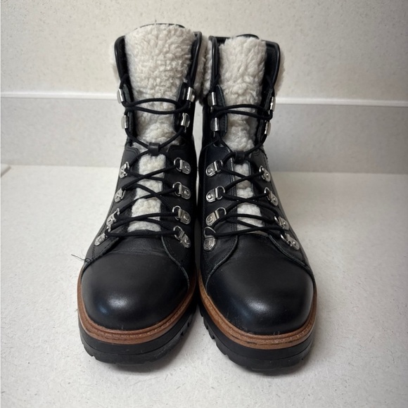 Marc Fisher Black Leather Boots - Picture 3 of 6